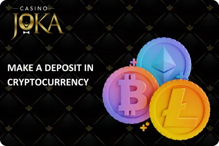 make a deposit using cryptocurrency in joka casino