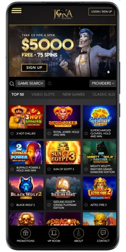 Visit the official site of Joka Casino NZ