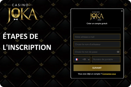 Inscription Joka Casino