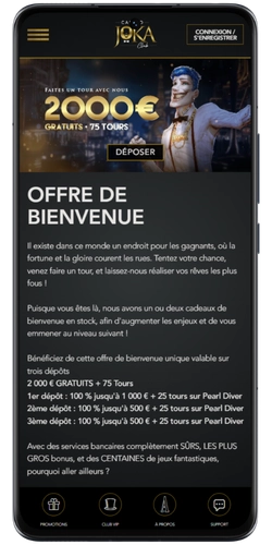 Choisissez n'importe quel jeu sur Joka Casino